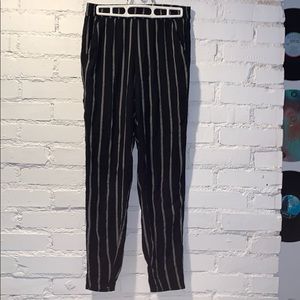 Aztec striped skinny pants